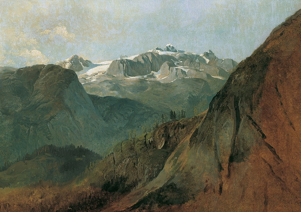Il Dachstein di Plassen vicino a Hallstatt - Österreichische Galerie Belvedere, Vienna